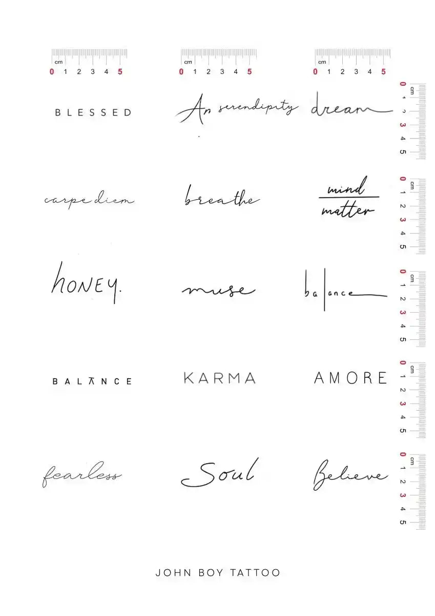 John Boy Tattoo קעקועים קטנים – מבצע מיוחד