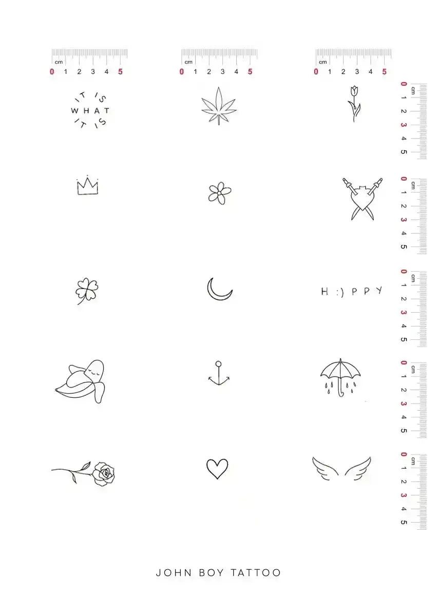 קעקועים קטנים – מבצע מיוחד - John Boy Tattoo