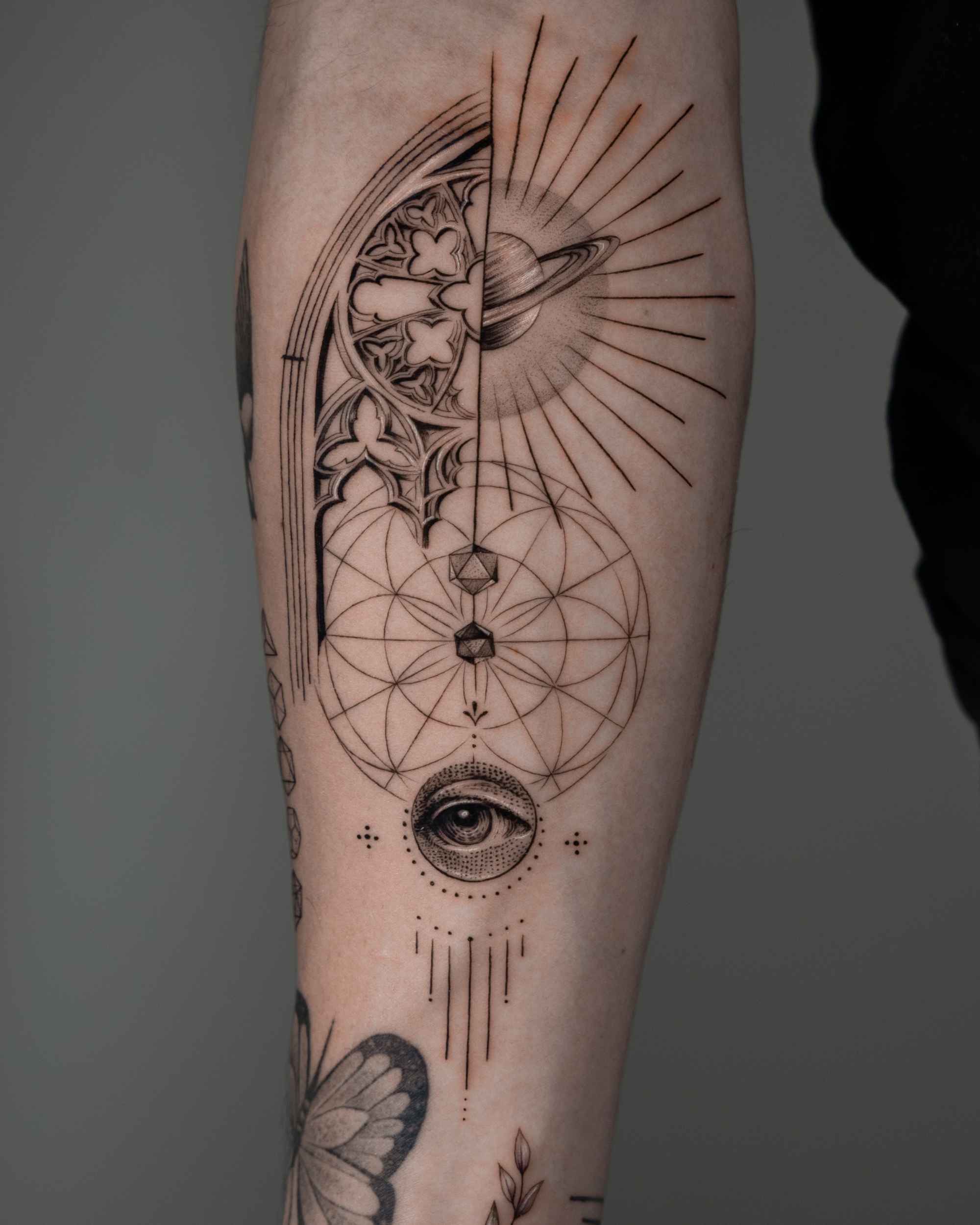 Tattoo style Geometric