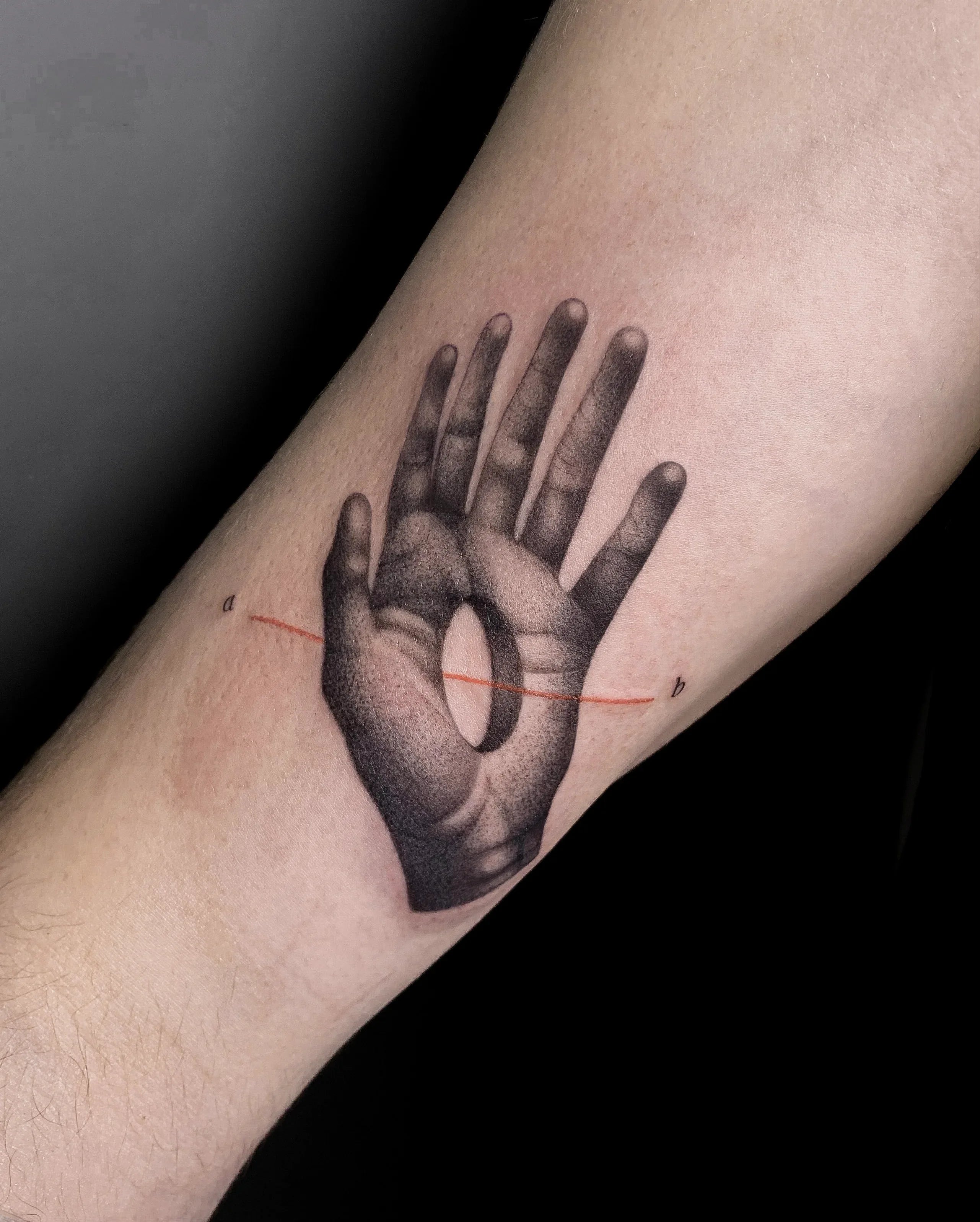 Tattoo style Dotwork