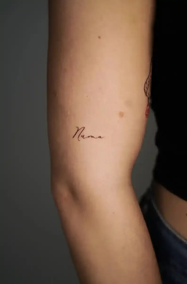 Tattoo style Lettering