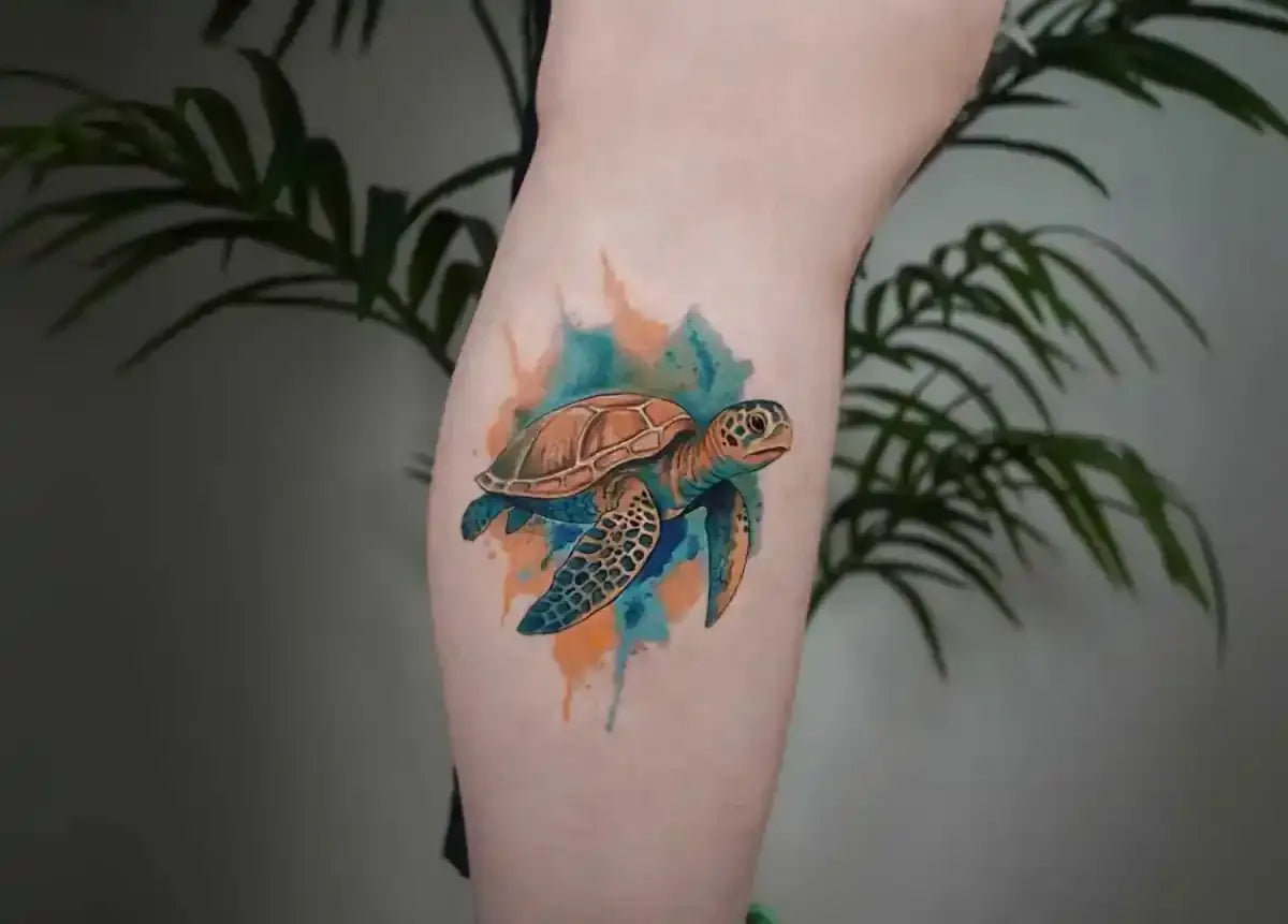 Tattoo style Watercolor