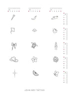 John Boy Tattoo קעקועים קטנים – מבצע מיוחד