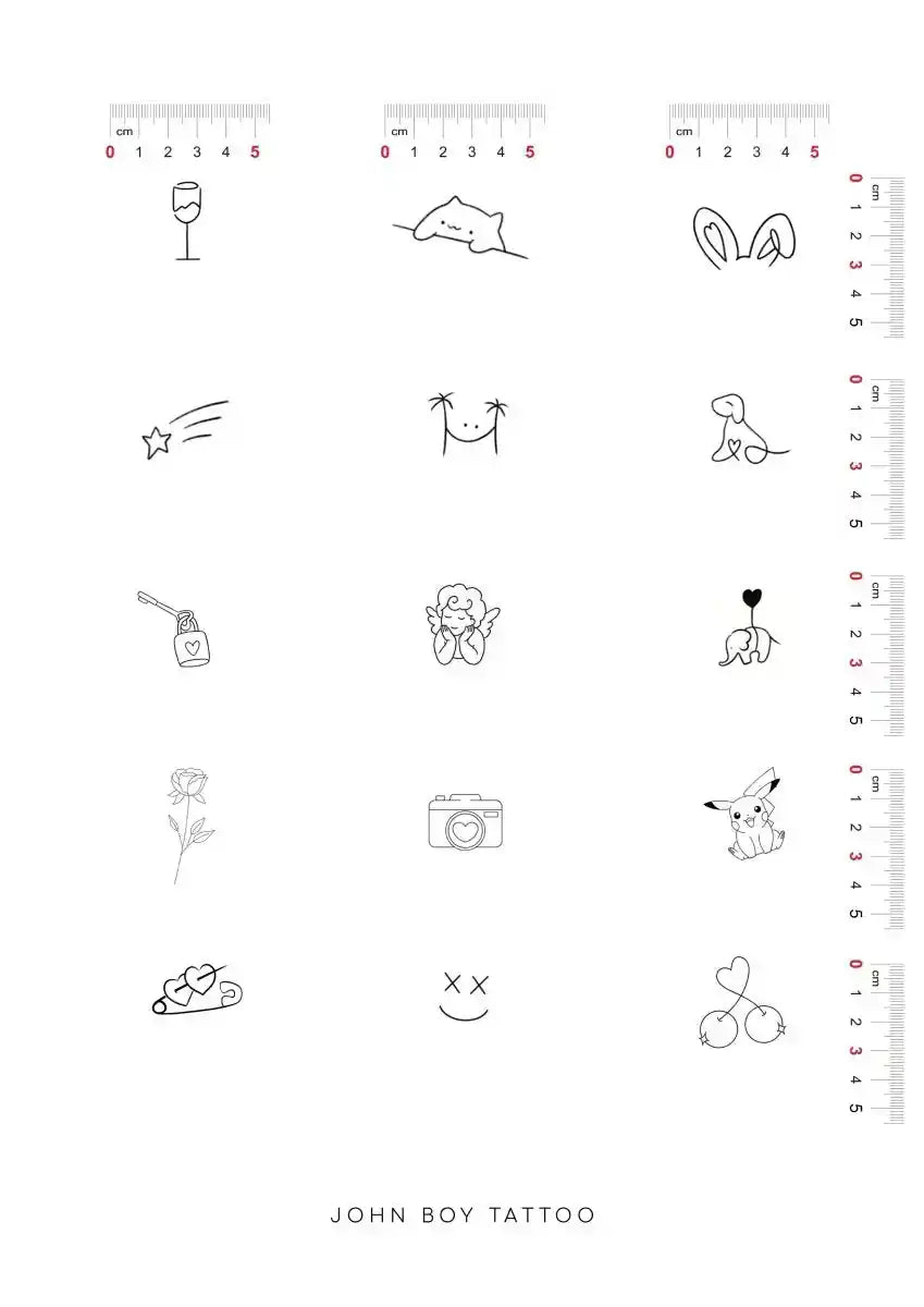 John Boy Tattoo קעקועים קטנים – מבצע מיוחד