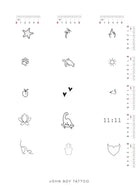 John Boy Tattoo קעקועים קטנים – מבצע מיוחד