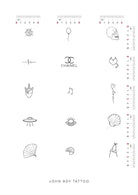 John Boy Tattoo קעקועים קטנים – מבצע מיוחד