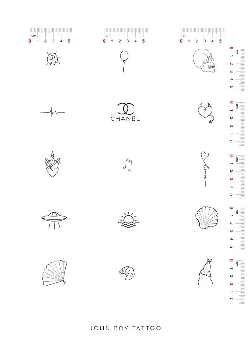 John Boy Tattoo קעקועים קטנים – מבצע מיוחד