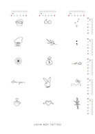 John Boy Tattoo קעקועים קטנים – מבצע מיוחד