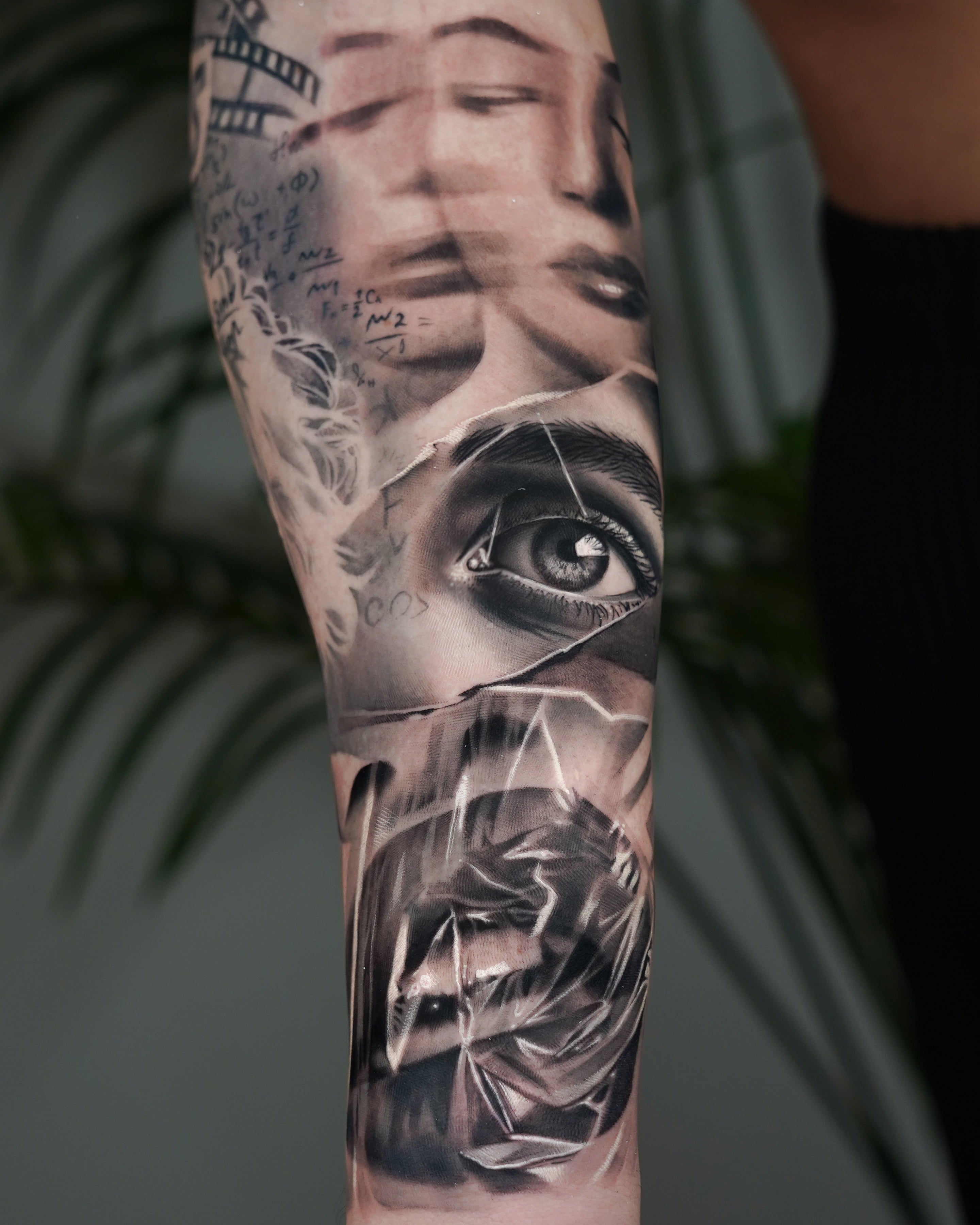 John Boy Tattoo large-tattoo-sleeve-realistic-eye-rose-black-and-grey-grand-tatouage-manchette-oeil-realiste-tatuaje-grande-manga-ojo-realista-john-boy-tattoo-israel