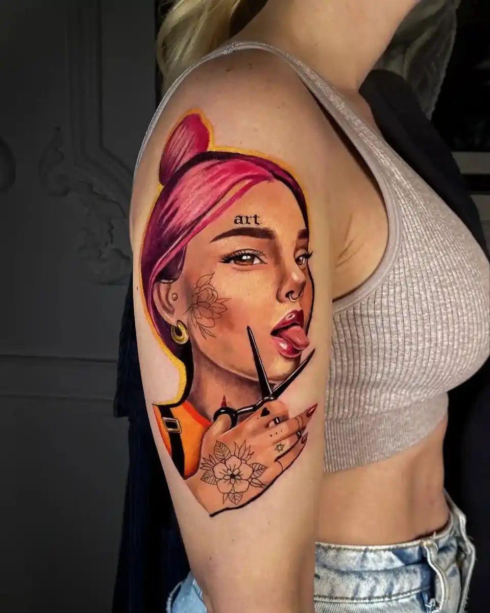 John Boy Tattoo Vika Moshyna- ויקה מושינה